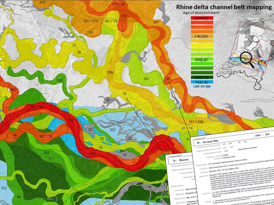 Historisch stroomgebied van de Rijndelta